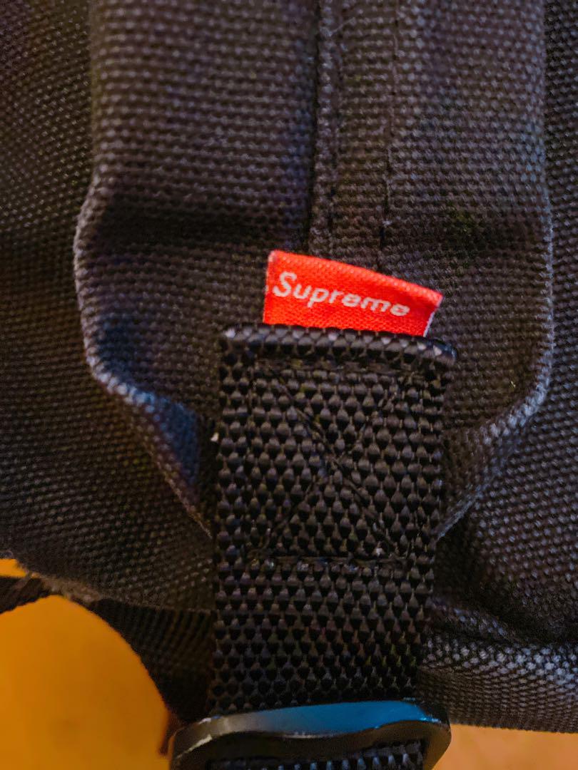 Supreme 黒 リュック・バックパック