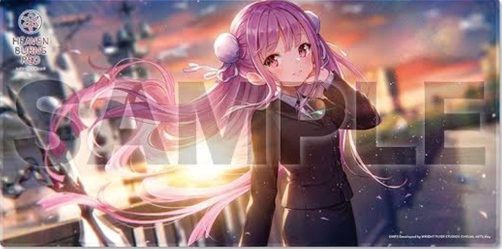 ラバーマット ヘブバン 國見タマ ゲームマット デスクマット プレイマット