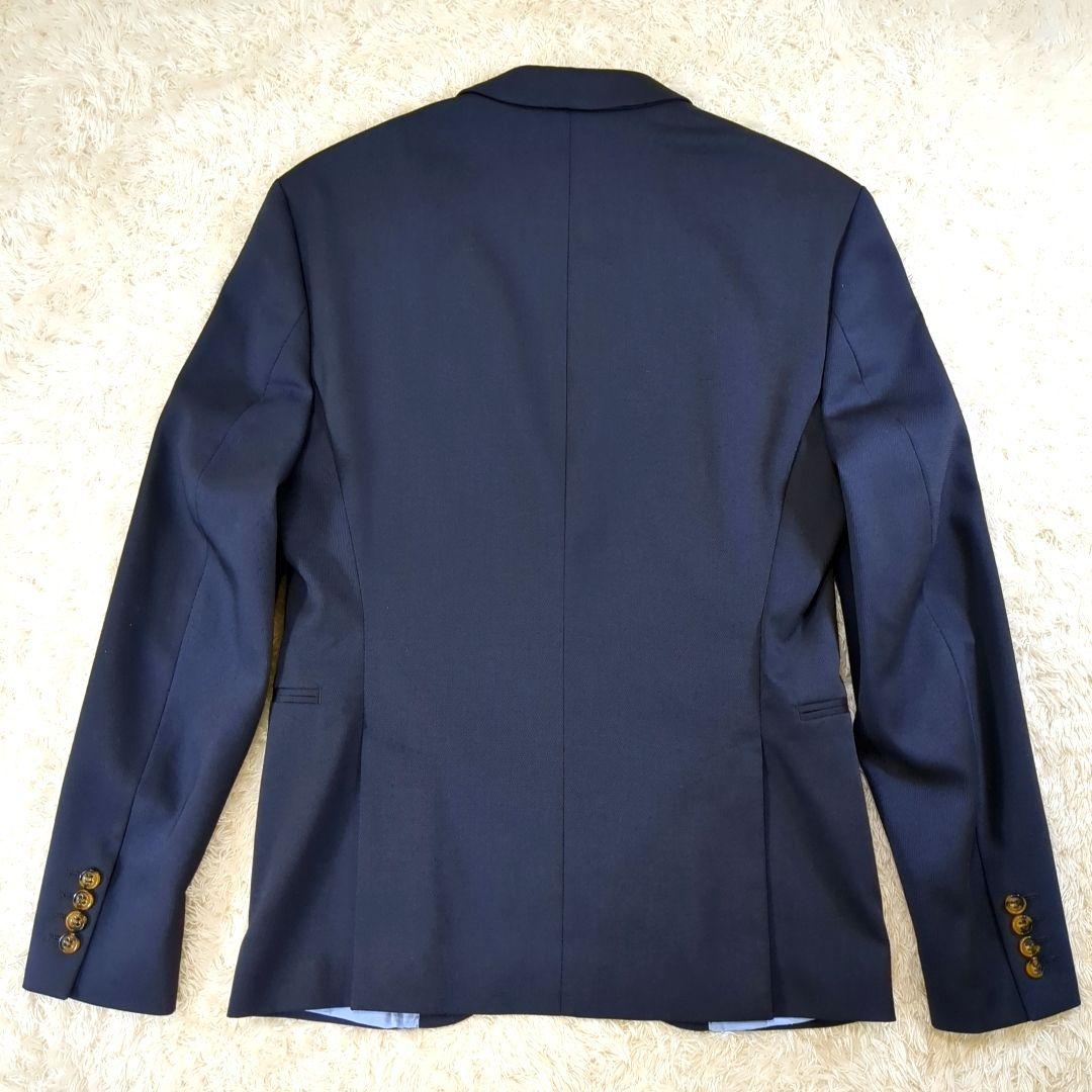 極美品✨️ZARA MAN スーツ セットアップ 洗える ストレッチ ネイビー