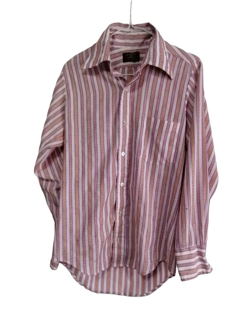 60s‐70s Towncraft penneys ストライプシャツ　M相当