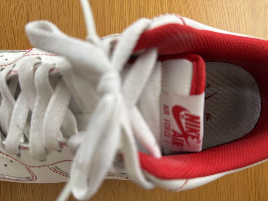 Nike GS Air Force 1 LOW University Red