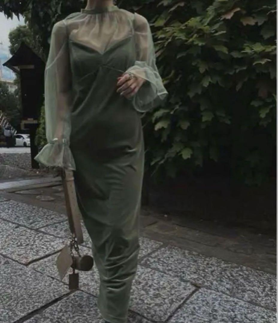 【ameri】MANY WAY AIRY VEIL DRESS