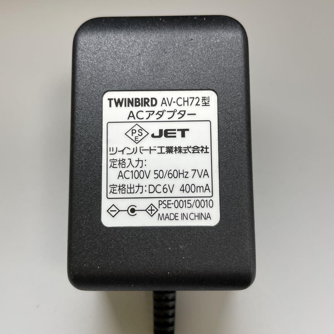 No.1894◎ ツインバード ACアダプター AV-CH72 型 - メルカリ