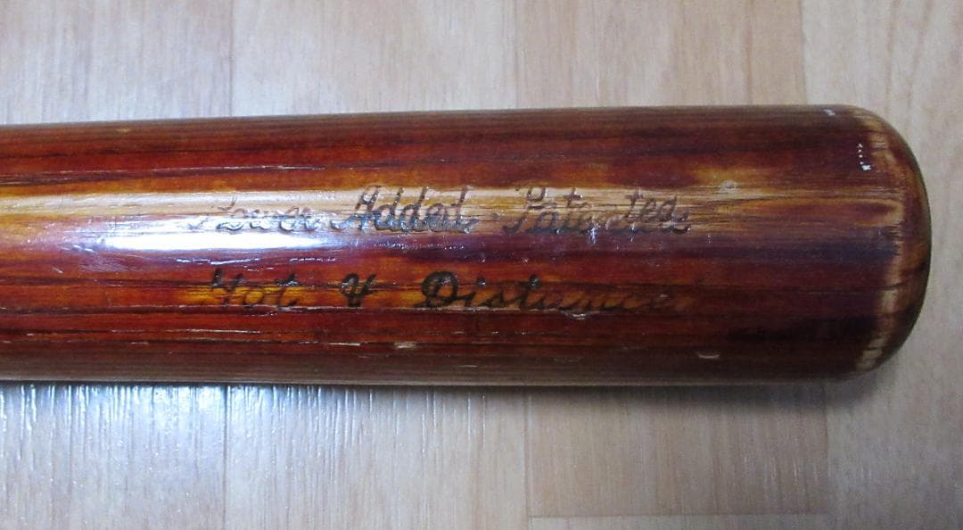 ジュン石井製　硬式圧縮バット　元中日ドラゴンズ　谷沢健一氏　実使用品　証明書あり