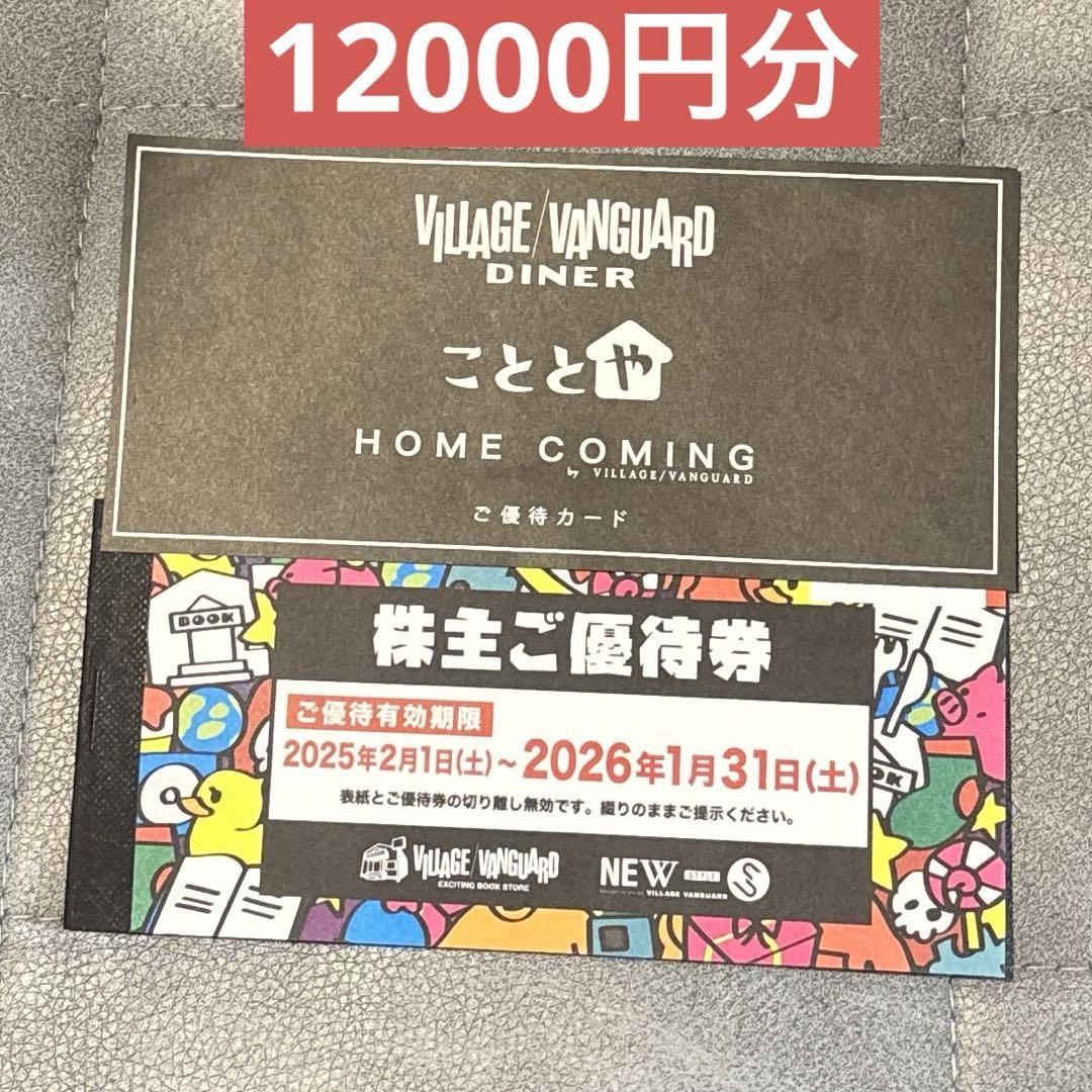 VILLAGE VANGUARD ご優待券 12000円分