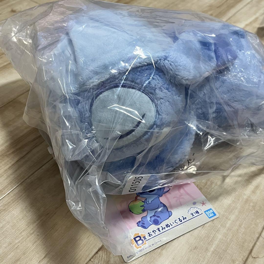 一番くじ リロ&スティッチ カードスタンドフィギュア おやすみぬいぐるみ