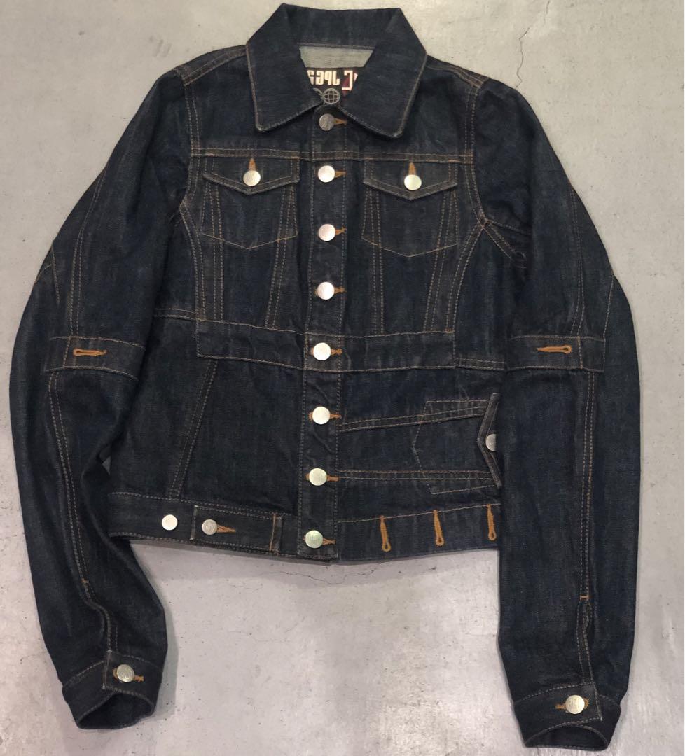 最新な JEAN'S Gaultier 希少 ゴルチェ 古着 デニムジャケット ジャケット・アウター