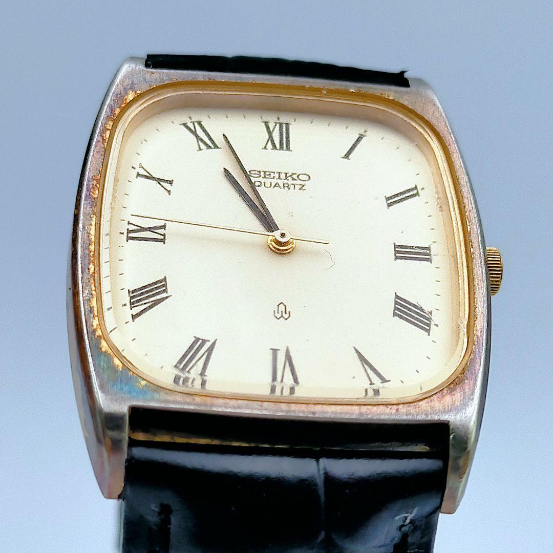 【超安い】 SEIKO 腕時計 ローマン クォーツ レクタンギュラー シャリオ 時計