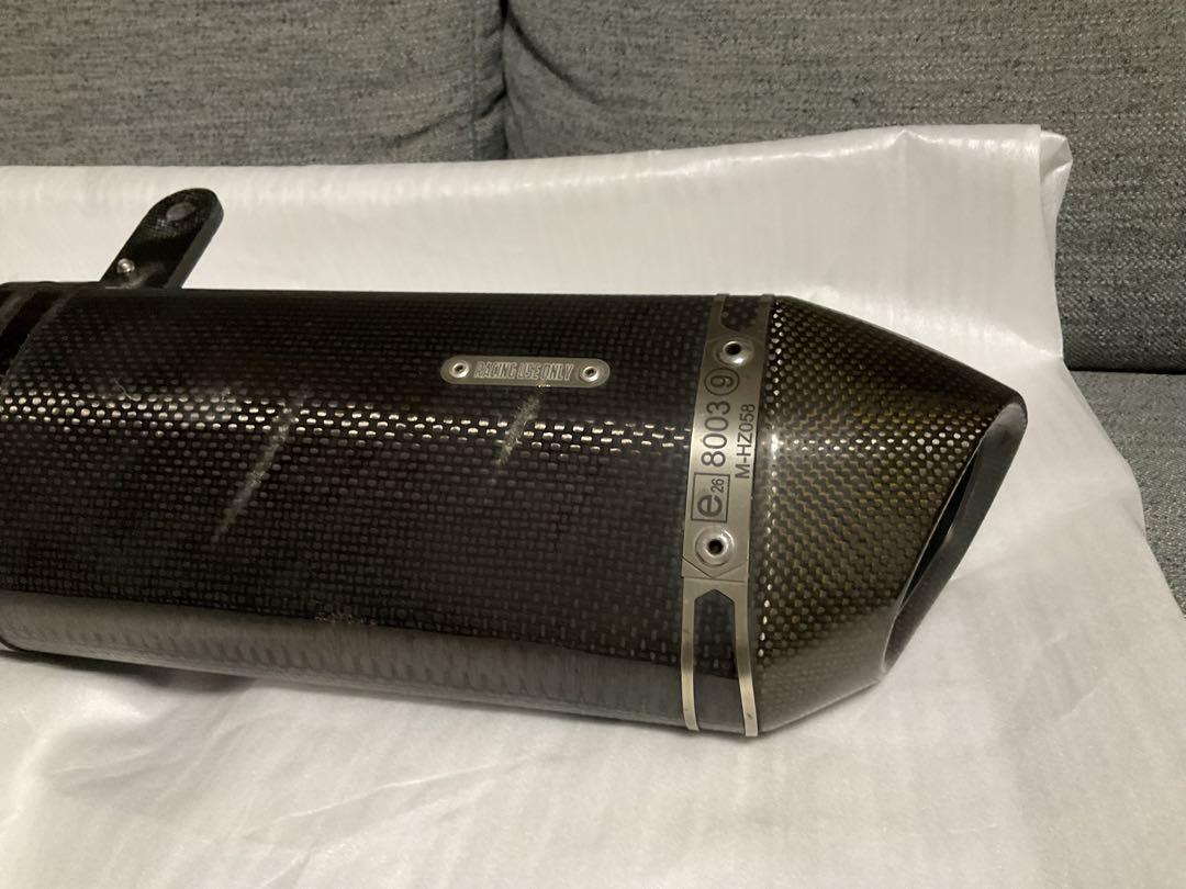Ninja250 AKRAPOVIC カーボンスリップオンマフラー