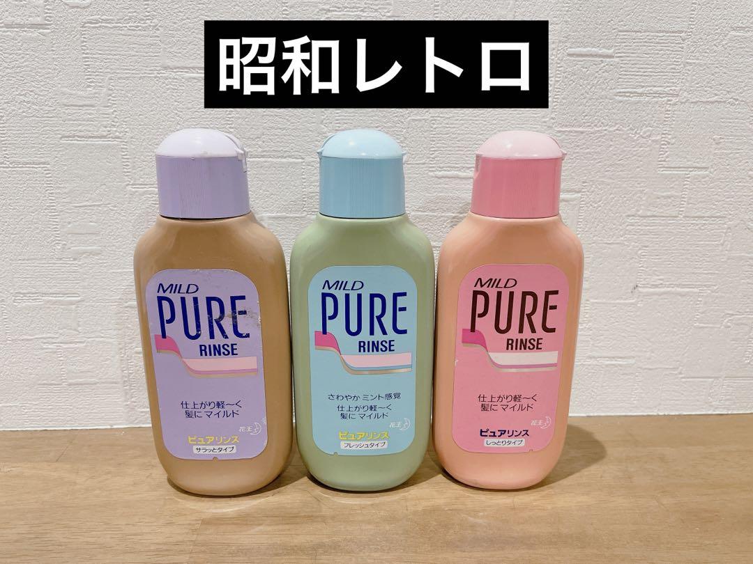 花王 ピュアシャンプー＆リンス 240ml 昭和レトロ 各12本 計24本セット 花王 ピュア シャンプー リンス 240ml 昭和 レトロ 計24本 PURE