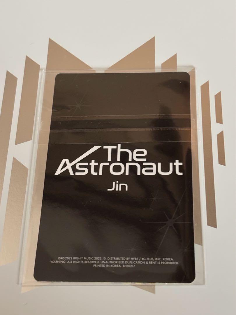 BTS JIN ジン トレカ the astronaut usa アメリカ 限定