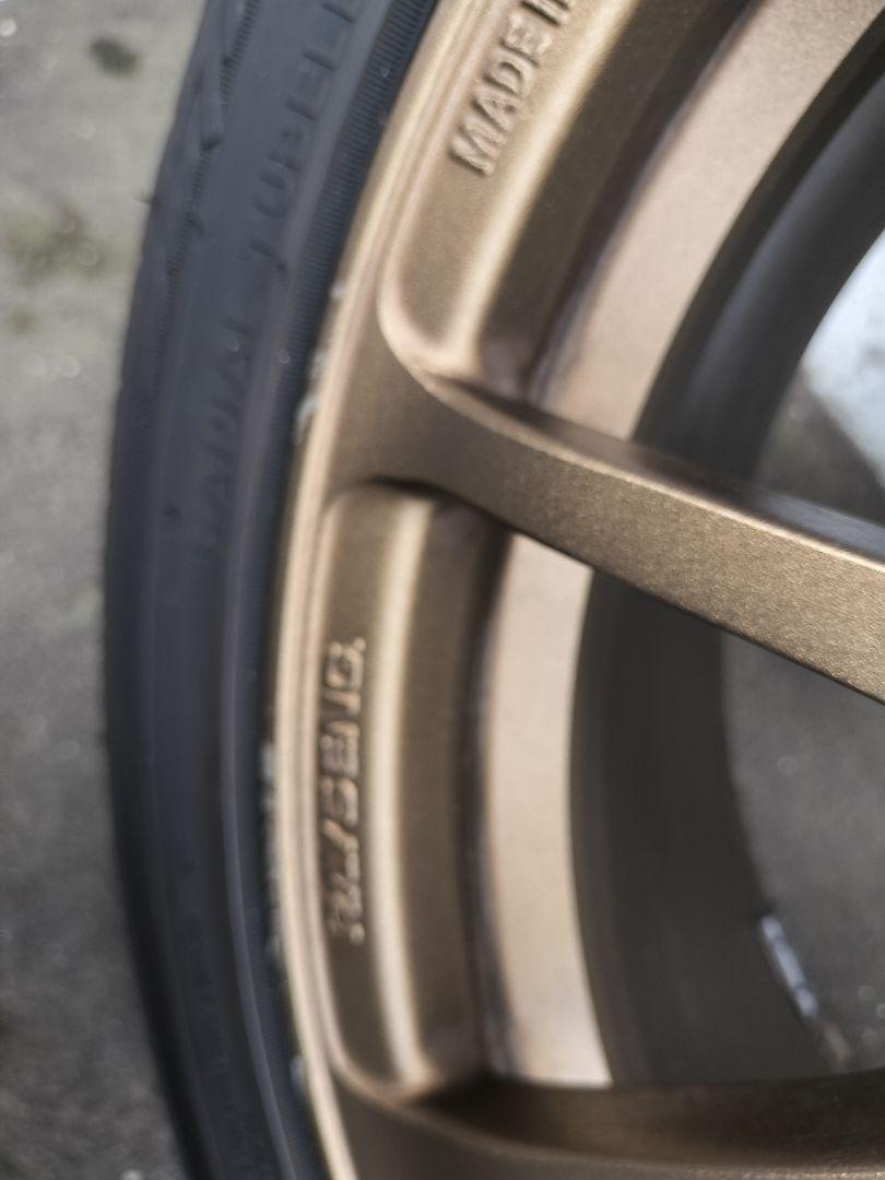 レイズ　ボルクレーシング　CE-28NF ブロンズ　タイヤ付　4本