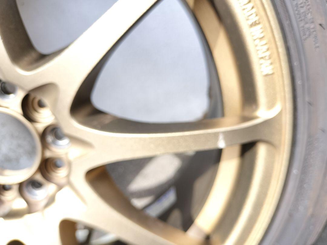 レイズ　ボルクレーシング　CE-28NF ブロンズ　タイヤ付　4本