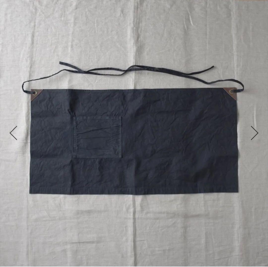 UTO WORK APRON ブラック　ワークエプロン　ショート丈