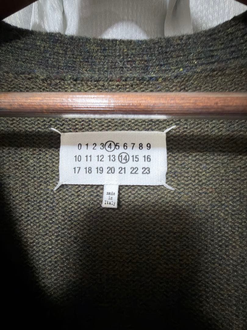 Maison Margiela 22aw エルボーパッチ カーディガン Maison Margiela 22aw エルボーパッチ カーディガン