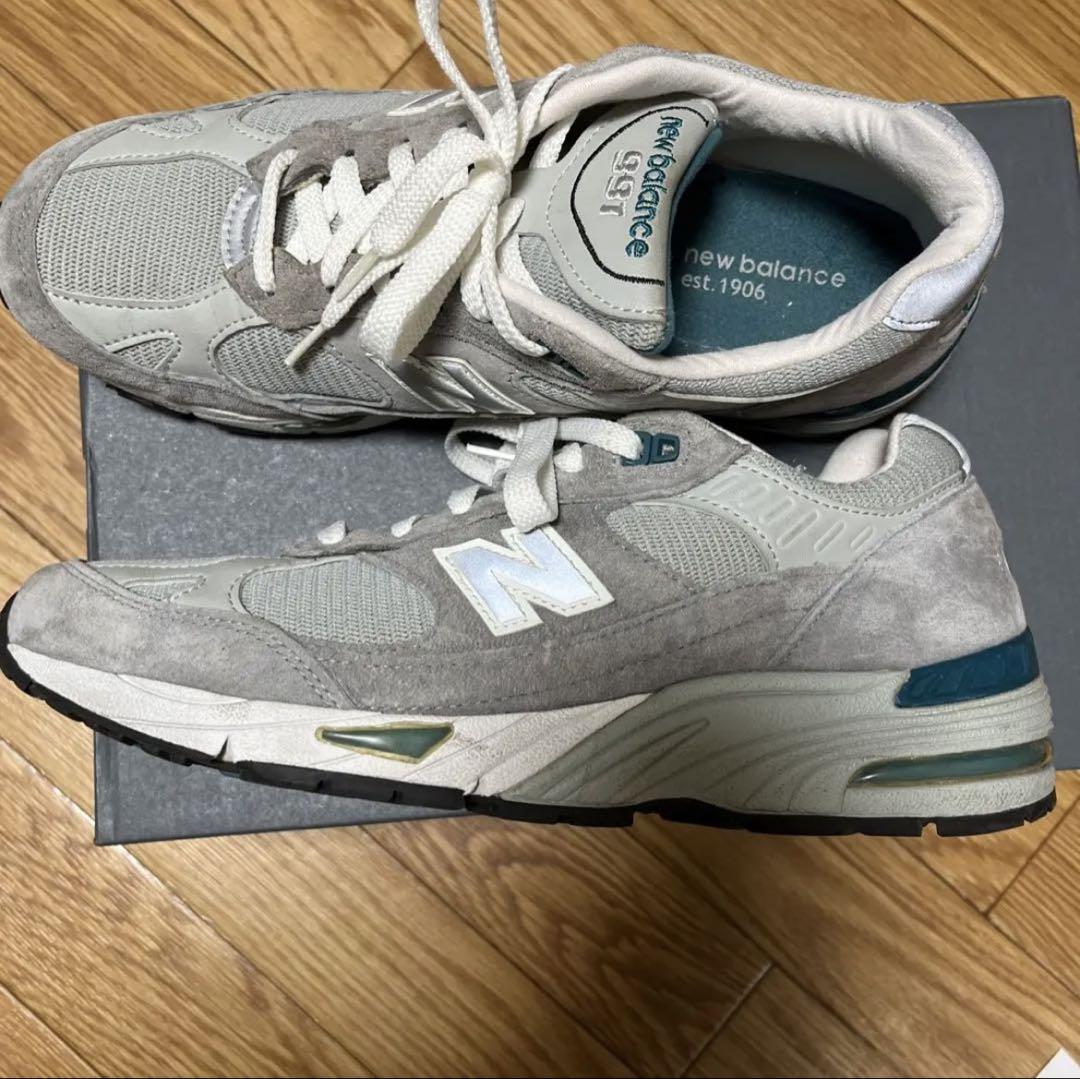 new balance 991 グレー USA製