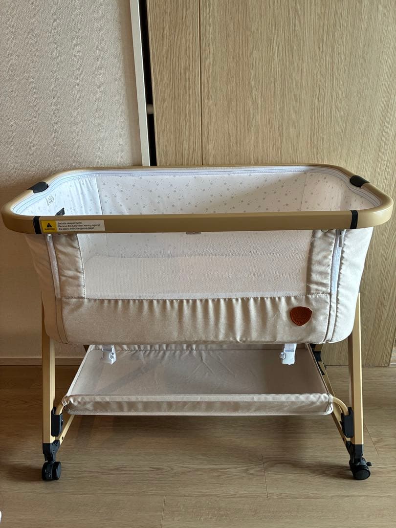 公式 ストアベビー・キッズ - HZDMJ ベビーベッド ベージュ I105505742
