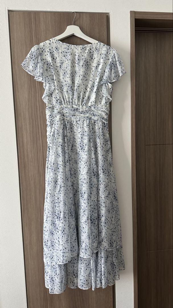 ワンピース Herlipto Le Negresco Floral Dress M sky