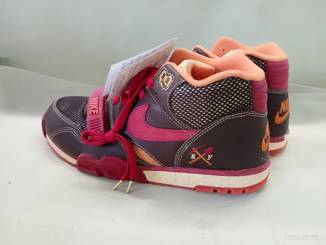 《TB27》NIKE ナイキ Air Trainer 1SB HuF ブラウン