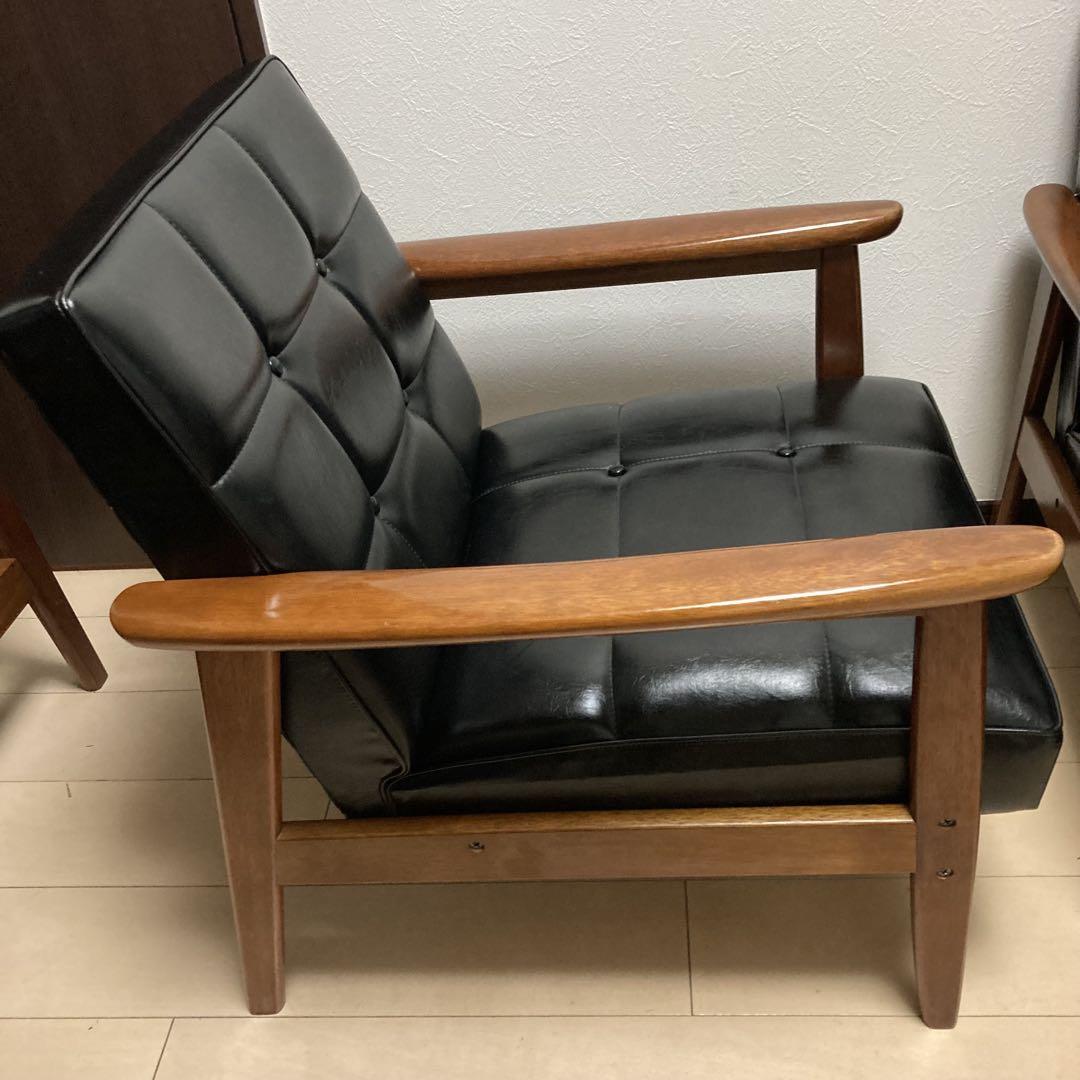 オールドカリモク　1シーター　ヴィンテージ家具　カリモク家具　②