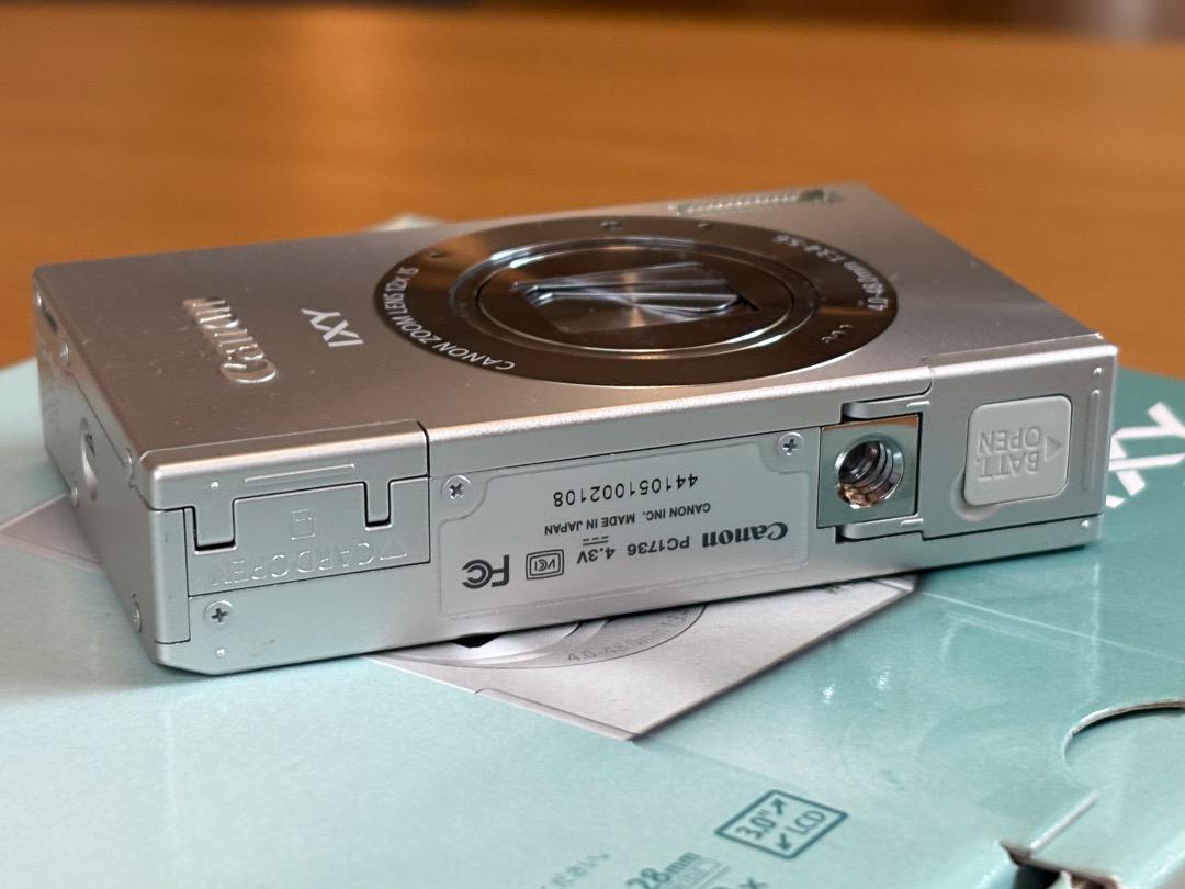 CANON IXY 3 シルバー／完動品／SDカード・予備バッテリー付