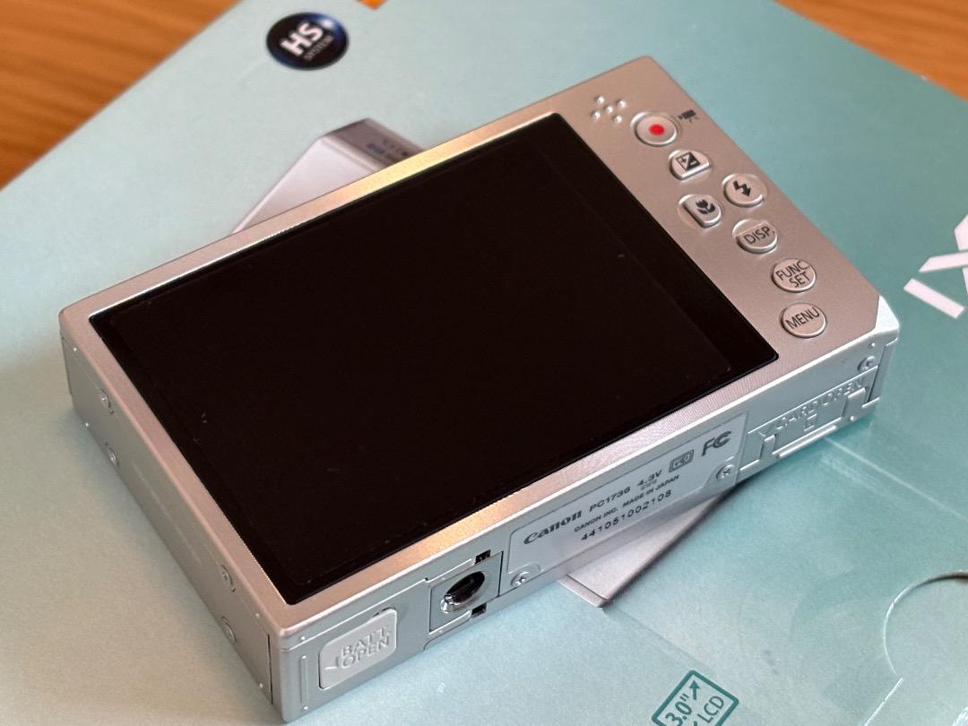 CANON IXY 3 シルバー／完動品／SDカード・予備バッテリー付