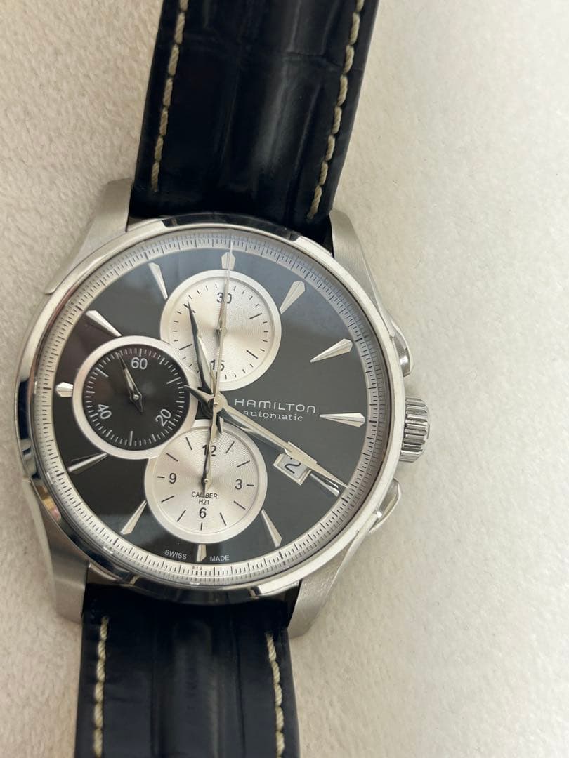 HAMILTON 自動巻き ジャズマスター レザーベルト HAMILTON 自動巻き ジャズマスター レザーベルト
