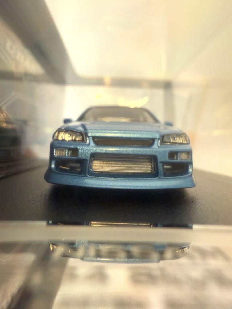Mortal models 1/64 スカイライン　ER34 ブルー