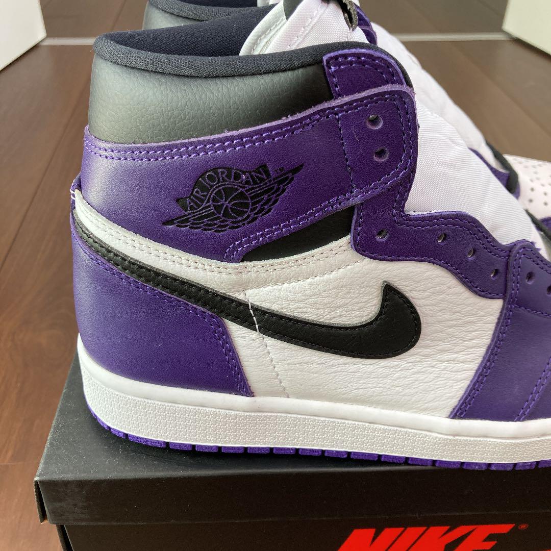 新品未使用 NIKE AIR JORDAN1 コートパープル US8.5 upThD-m93221917123 最安値通販