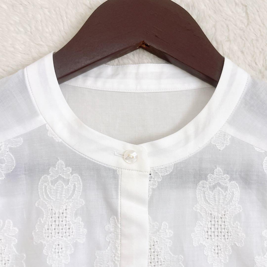 オーナメントエンブロイダリー ブラウスM・TOMORROWLAND