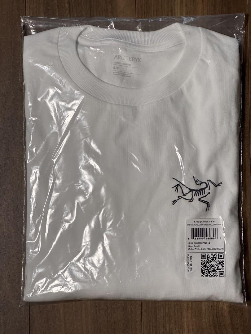 新品 アークテリクス クラッグ コットン ロングスリーブ ホワイト S