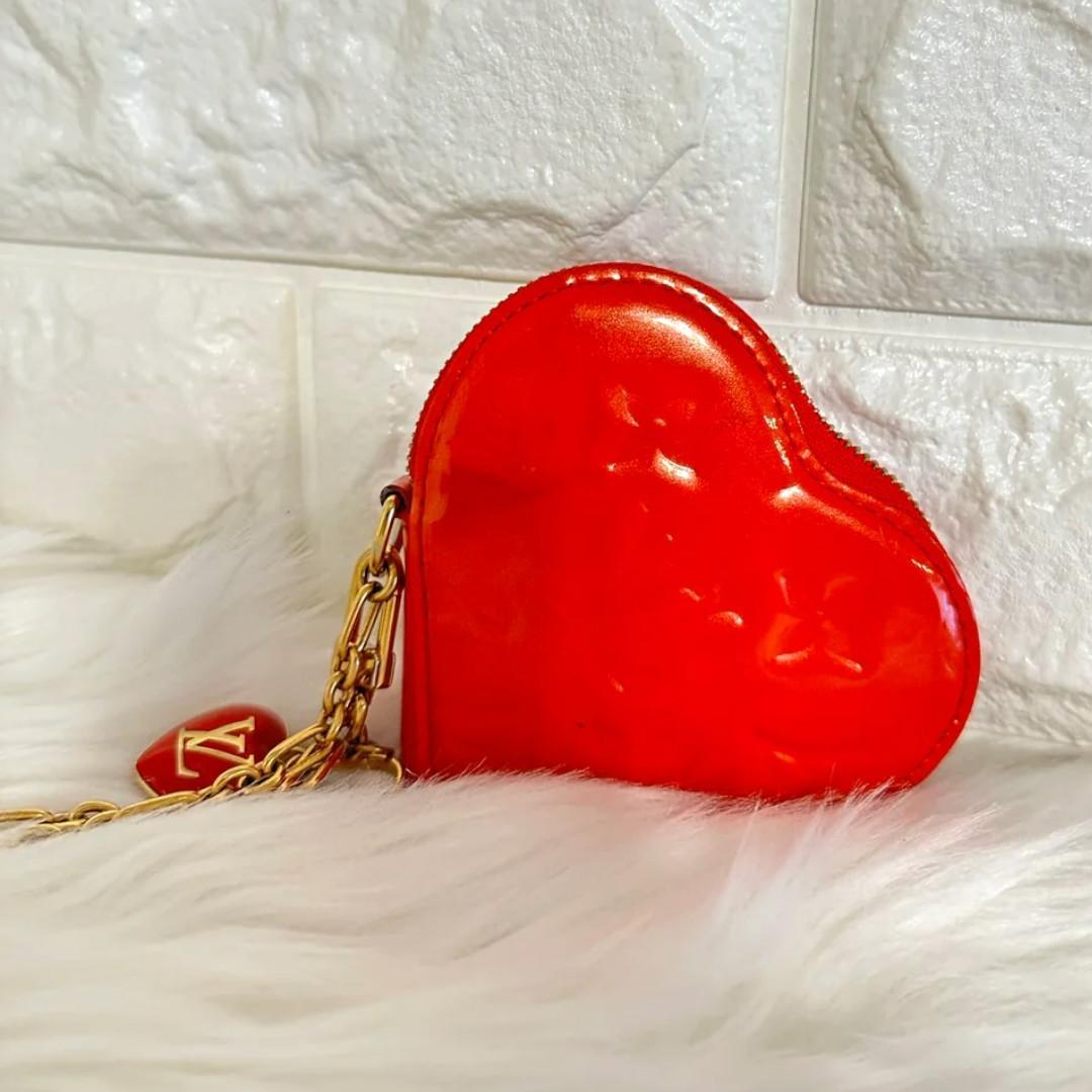 LOUIS VUITTON モノグラム コインケース 小銭入れ ハート レッド LOUIS VUITTON モノグラム コインケース 小銭入れ ハート レッド