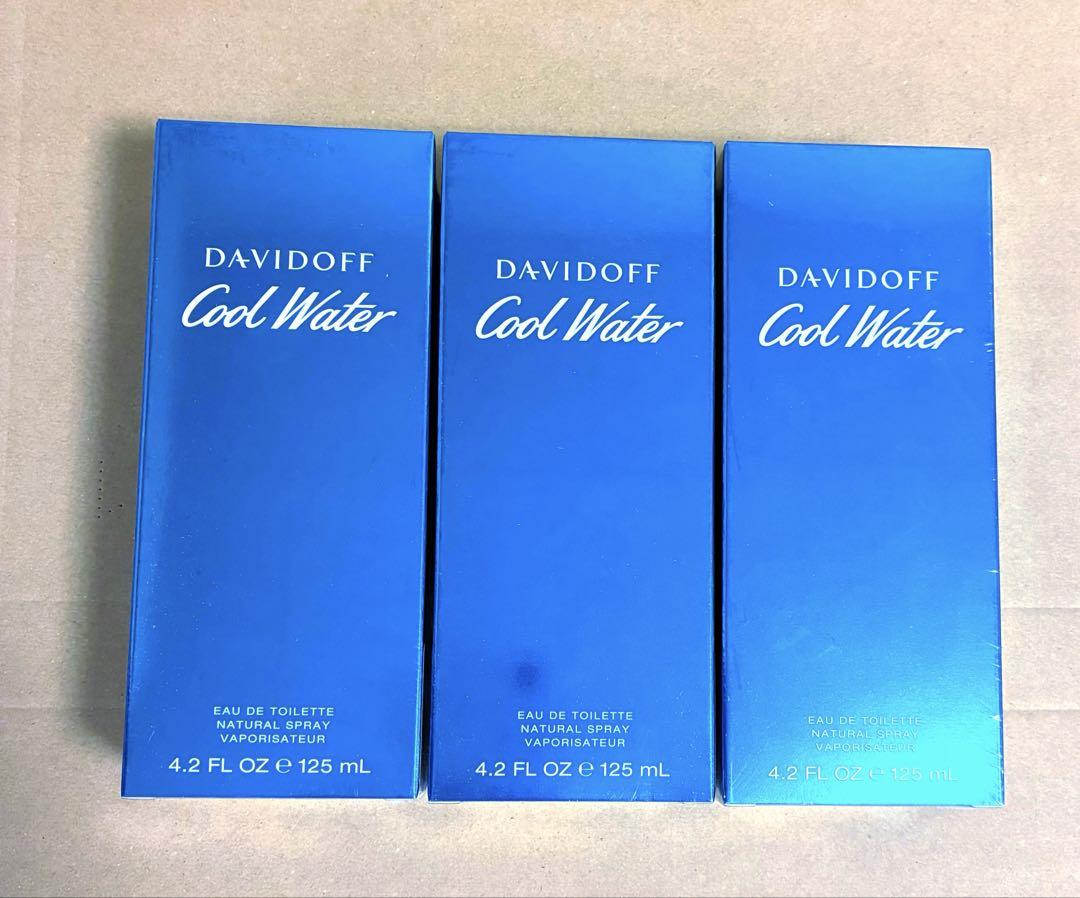★新品★ ダビドフ クールウォーター EDT 125ml ×3本セット★送料無料 ◇新品◇ ダビドフ クールウォーター EDT 125ml ×3本セット