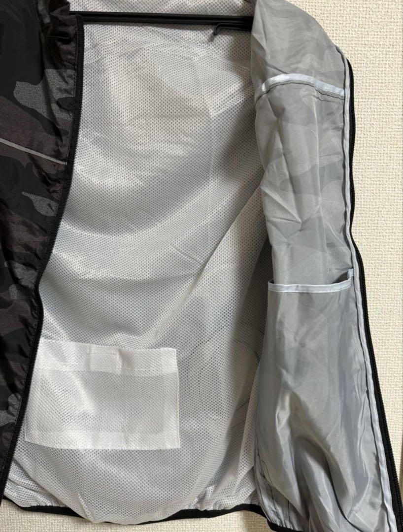 新品未使用　空調服　ベスト　ファン：12V サイズ：L 色：迷彩（黒）