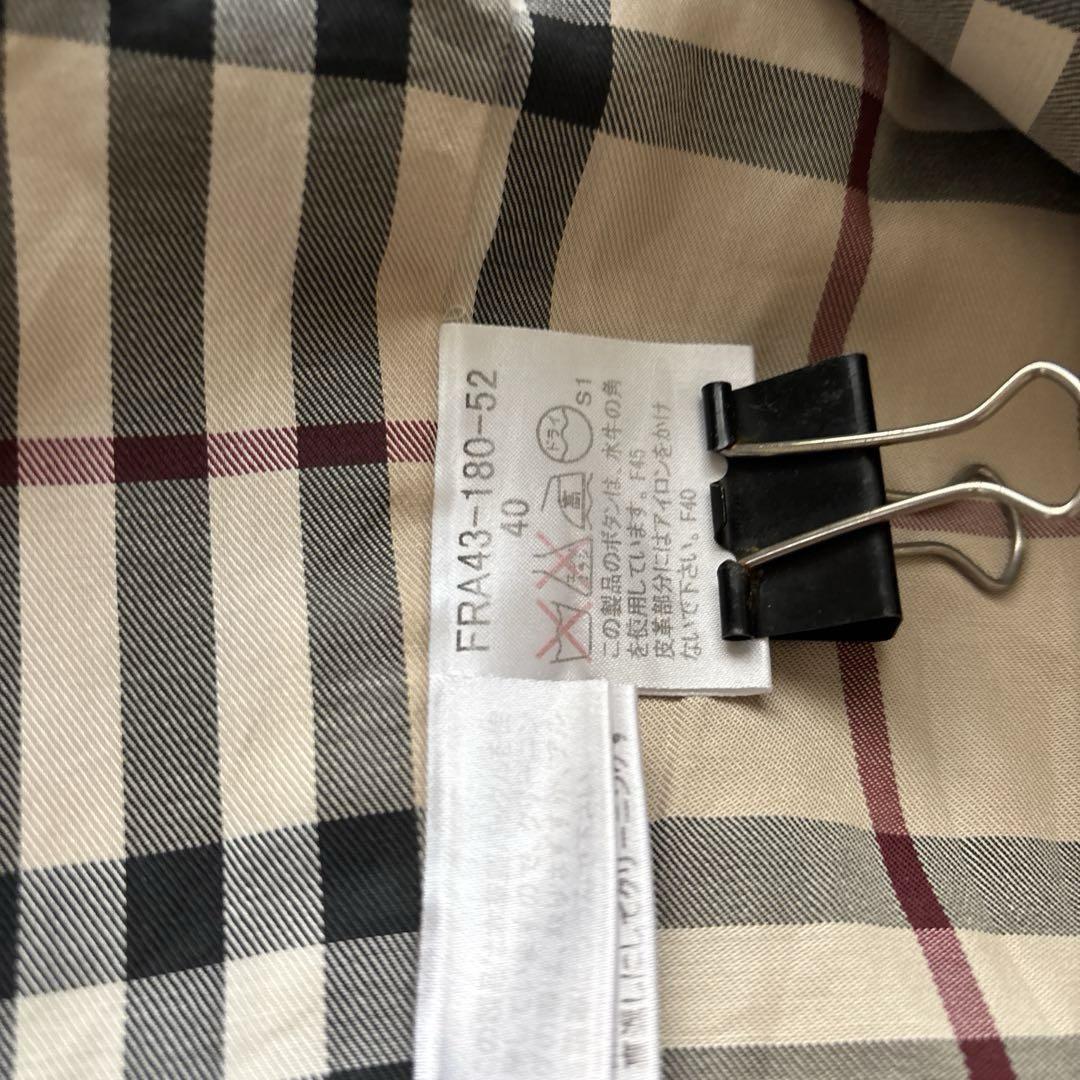 バーバリー　BURBERRY LONDON　ショートトレンチコート　SIZE４０
