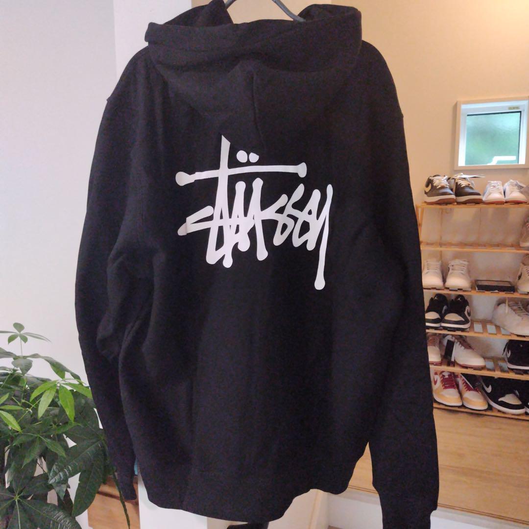 ZIPパーカー XL ベーシック STUSSY 黒