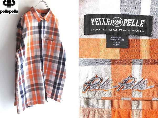 ビンテージ PELLE PELLE Marc Buchanan チェックシャツ