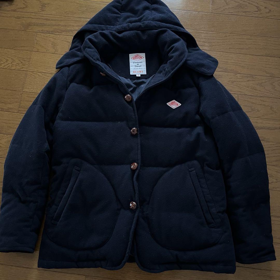 DANTON × BEAMS ウールモッサダウンジャケット 40 Lサイズ