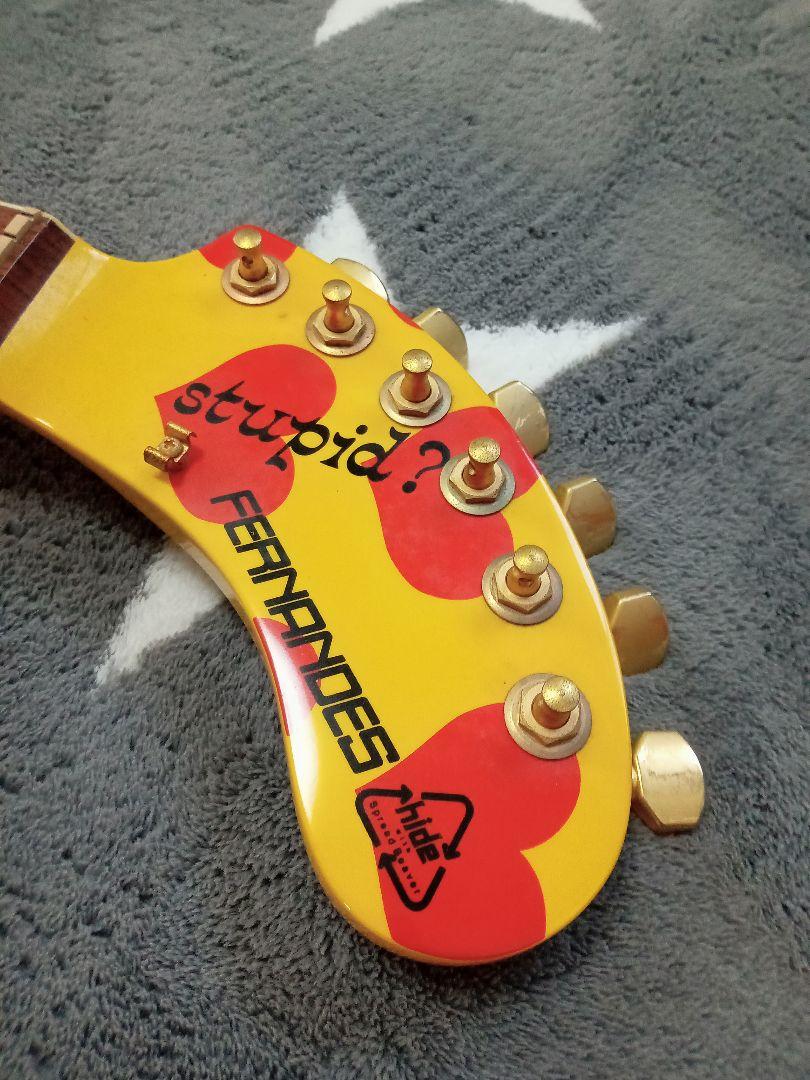 zo-3　hide　イエローハート Burny / YH-JR. Heart Yellow (HY)【FERNANDES X JAPAN hide