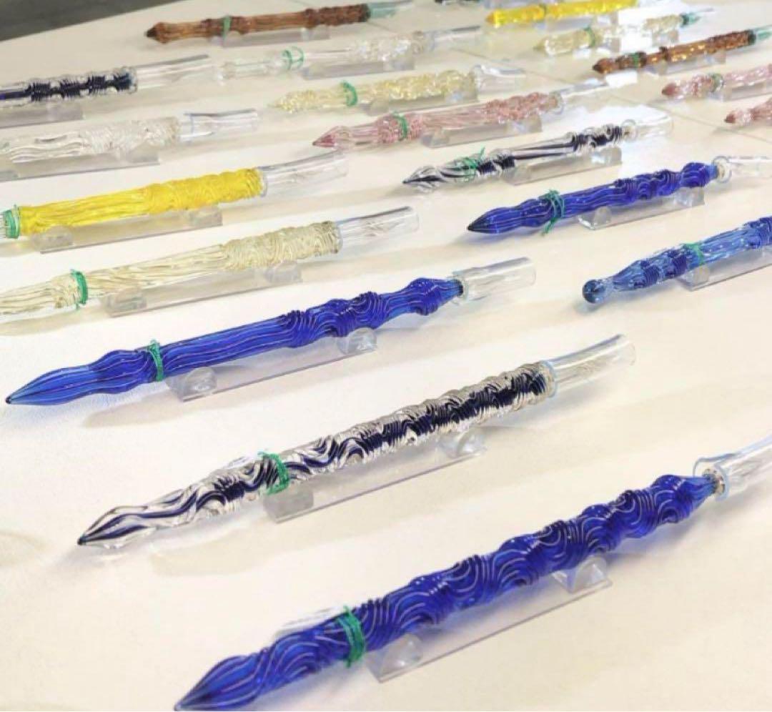 大幅値下げ【入手困難】★新品・未使用★佐瀬工業所　ガラスペン 透明 繊細