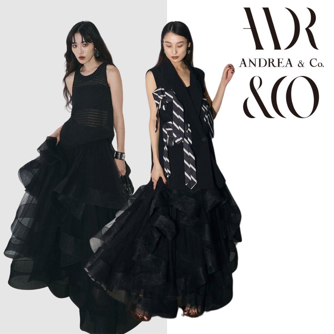 ANDREA&Co. ボリュームフリルチュールスカート アンドレア - メルカリ