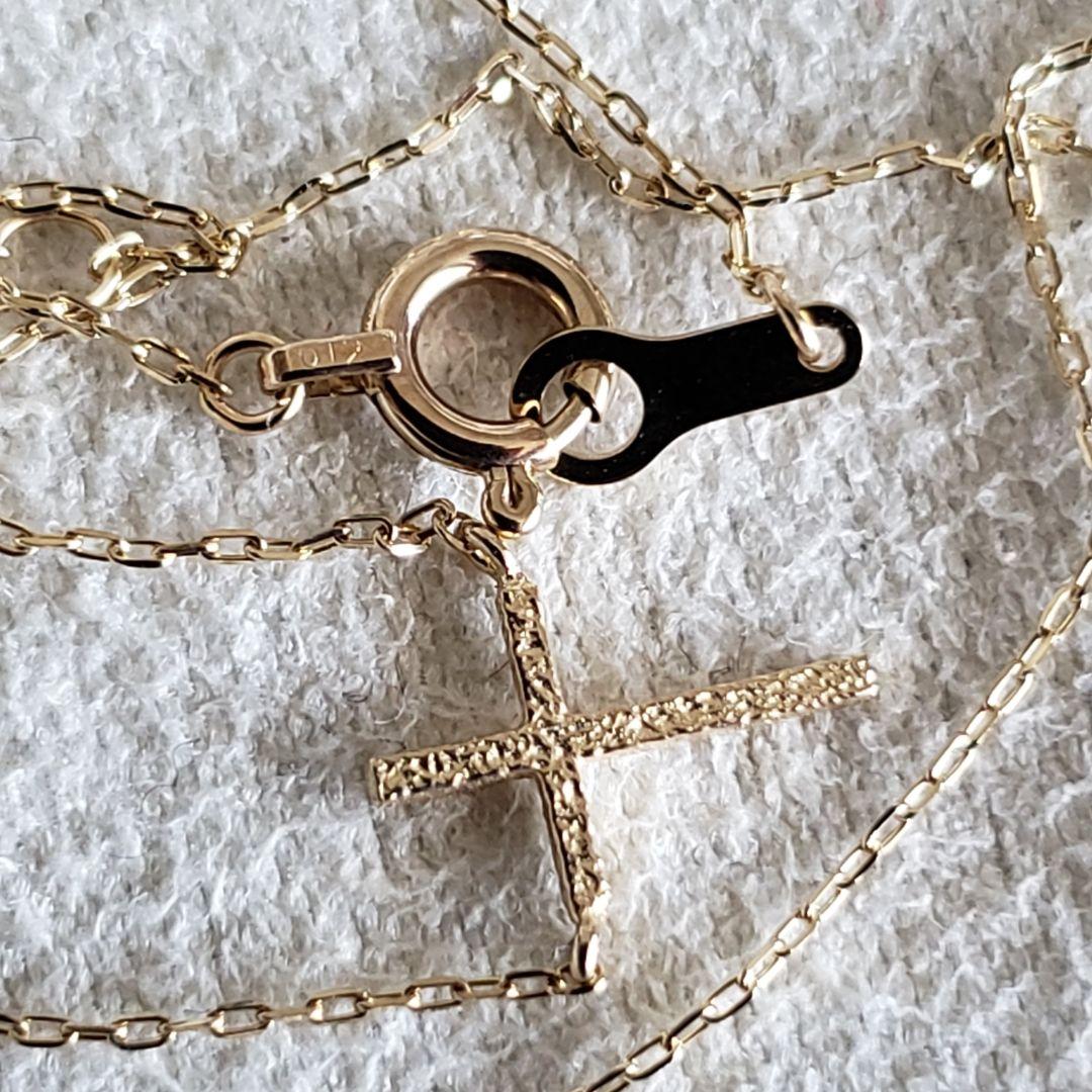 クロス♡【ノワールドプーペ】K10 十字架 クロスネックレス☆彡