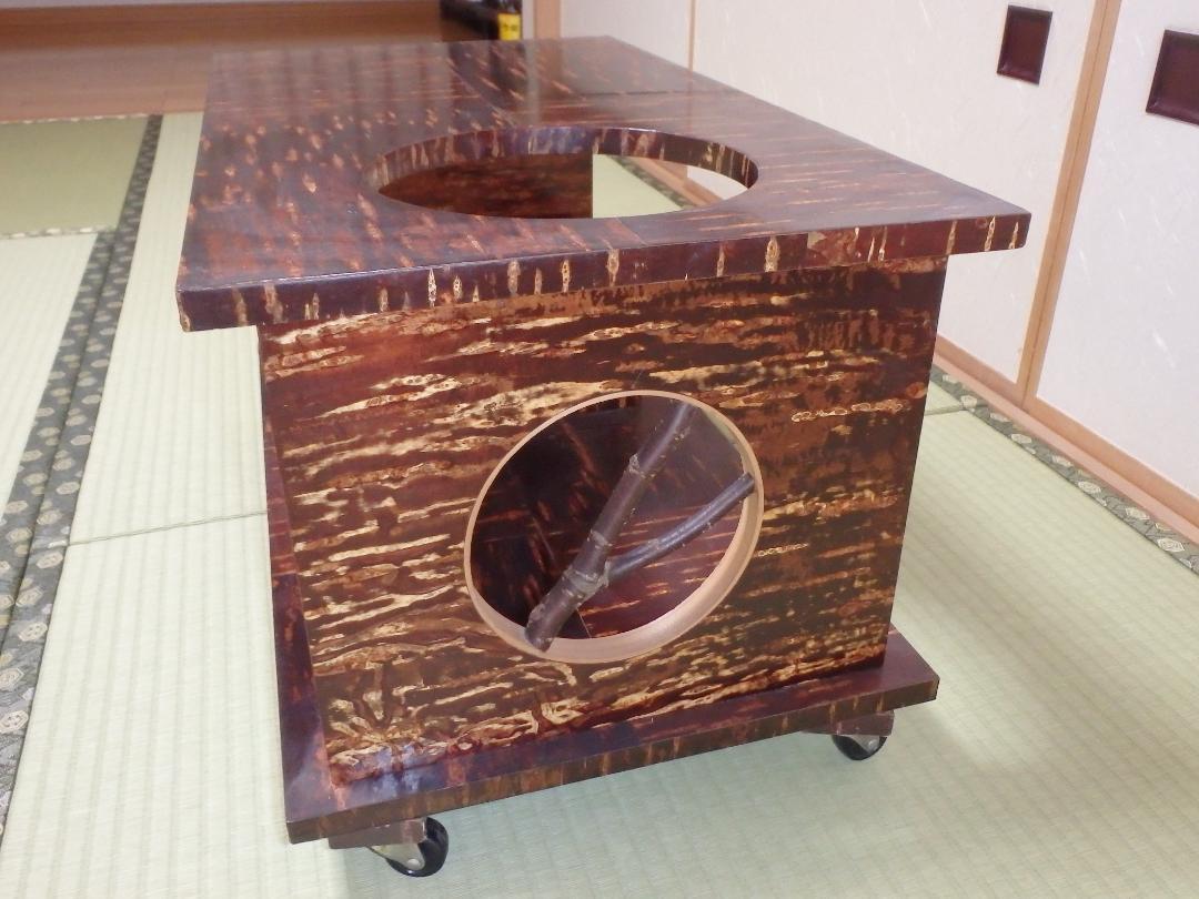 樺材（桜皮細工）お座敷ワゴン
