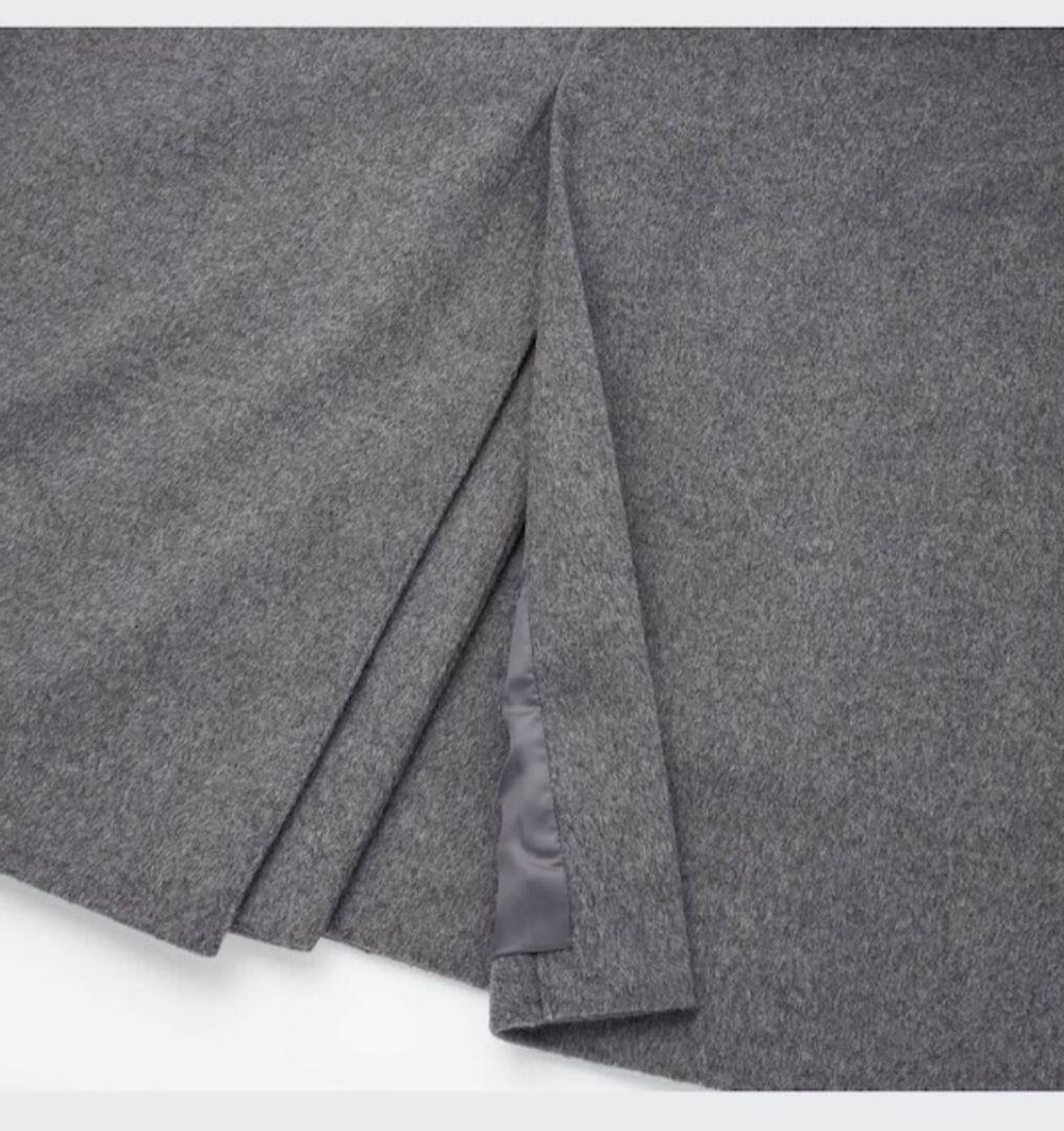 新品未使用　ユニクロ　ウールブレンドラップコート 3XL　大きいサイズ