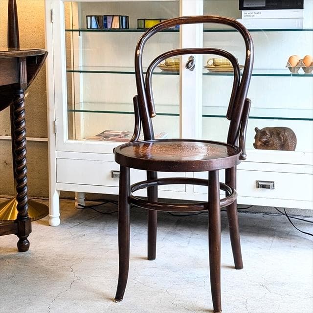 秋田木工のベントウッドダブルループチェア④