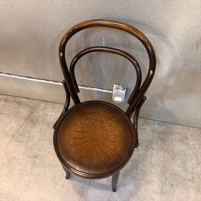 秋田木工のベントウッドダブルループチェア④