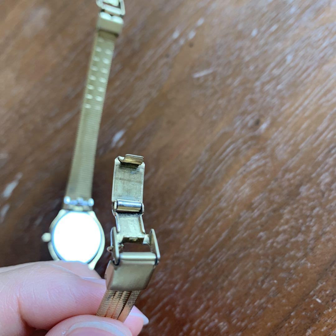 CITIZEN ゴールド 金属ベルト 時計　water resist