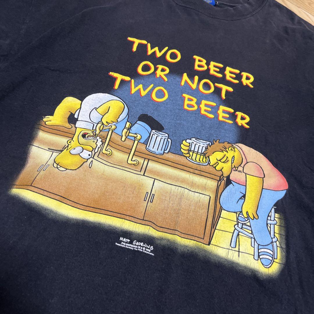 90s シンプソンズ ホーマー シェイクスピアパロディTシャツ xl