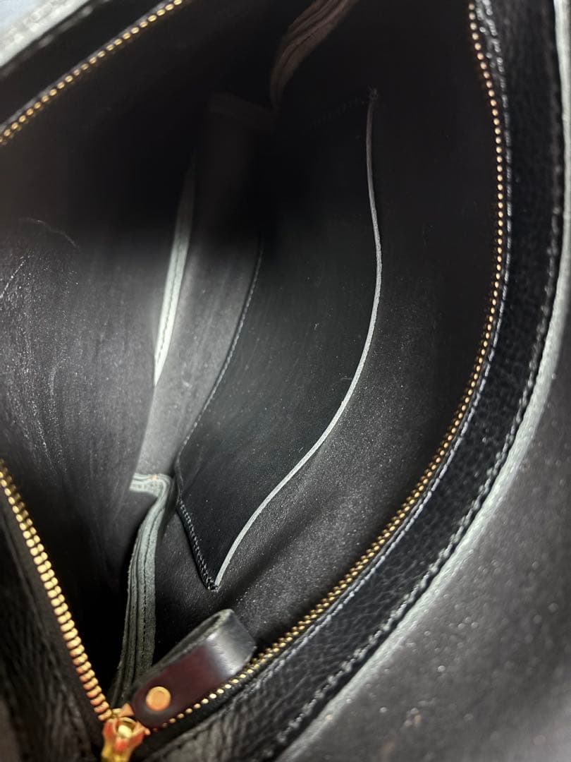 HELZ Organ レザーショルダーバッグ 黒HERZ MEDICALDB_JP