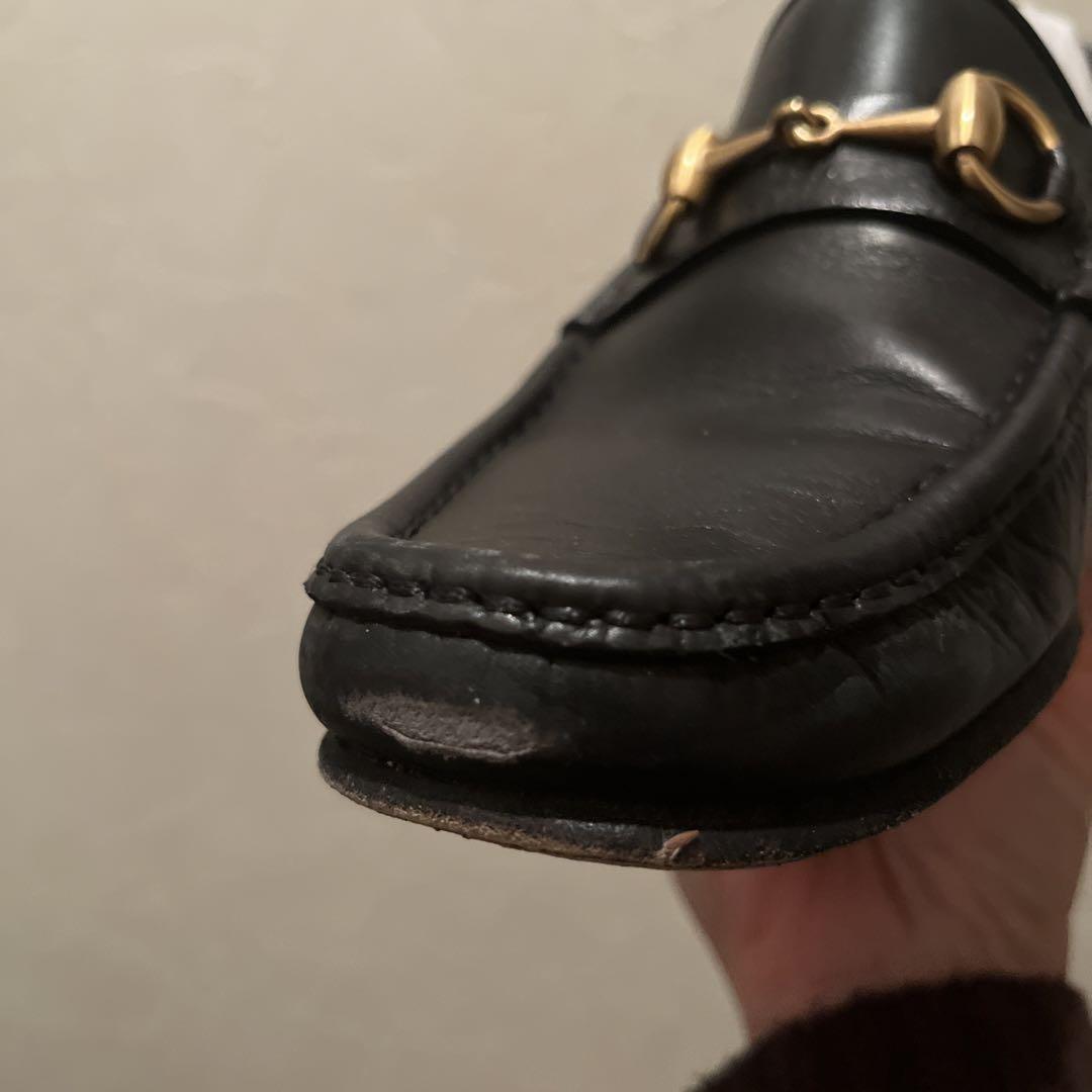 GUCCI☆ブラック　ビットローファー　サイズ39 1/2